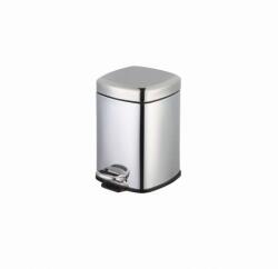 PLASTOR Cos de gunoi patrat din inox cu pedala 6 l (PL38726)