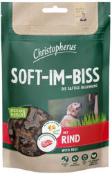Christopherus Christopherus Dog Jutalomfalat Grain Free Soft-Im-Biss Marha 3x125g