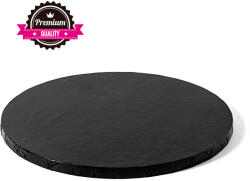 Decora Platou Tort Rotund Negru, O 35 x H 1.2 cm (931762) Tava