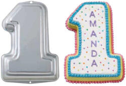 Wilton Forma Coacere Tort Model Cifra Unu, 32.4 x 21.6 x H 5 cm, Aluminiu Anodizat (262145)
