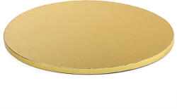 Decora Platou Tort Rotund Auriu Satinat, O 40 x H 1.2 cm (931373) Tava
