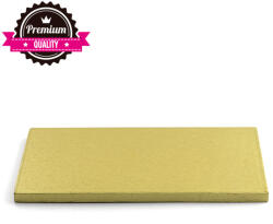 Decora Platou Tort Dreptunghiular Auriu, 40 x 30 x H 1.2 cm (931709) Tava