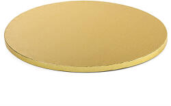 Decora Platou Tort Rotund Auriu Satinat, O 36 x H 1.2 cm (931372) Tava