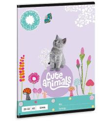 Ars Una A5-ös sima füzet - Cuki állatok - Kitten