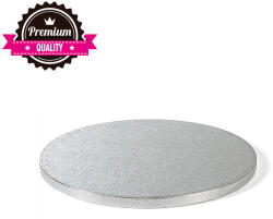 Decora Platou Tort Rotund Argintiu, O 36 x H 1.2 cm (931624) Tava