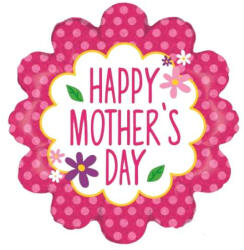 Grabo Balon folie floare roz Happy Mother Day Ziua Mamei 45 cm - articole-petreceri - 11,99 RON