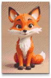 Gyémántszemes kirakó - Fox gyerekeknek Méret: 40x60cm, Keretezés: Keret nélkül (csak a vászon), Gyémántok: Kerek