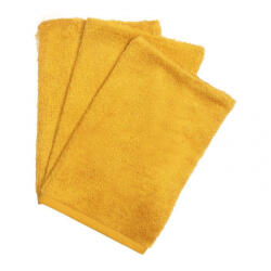 Timboo Set 3 manusi pentru baie, din bambus Ocru (TM-WAS30-528) - roua