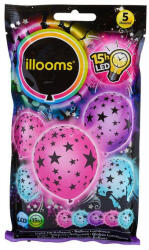Illooms LED lufi - Csillagok 5 db-os (1353711)