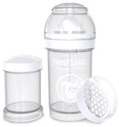 Twistshake Kólika elleni cumisüveg 180 ml-es, fehér (78006)