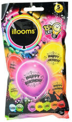 Illooms LED lufi - Happy Birthday felirattal 5 db-os (1353715)