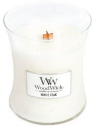 WoodWick WoodWick, Teak alb, Lumanare ovala in vas 275 g (NW2468142)