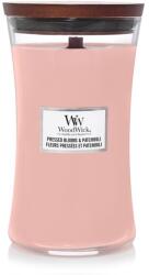 WoodWick WoodWick, Flori de lemn și paciuli, Lumânare în vas oval 609.5 g (NW3477223)