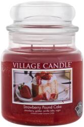 Village Candle Lumânare parfumată - Strawberry Pound Cake Timp de ardere: 105 ore