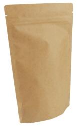 INPAP PLUS s. r. o KRAFT/PET/PE zárható ZIP tasakok, 112 my, 85x50x145 mm, ovális aljú, 100 db/csom
