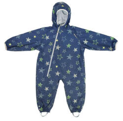 LittleLife Combinezon Impermeabil Fleece Navy Stars 6-12 luni (L18006) - roua