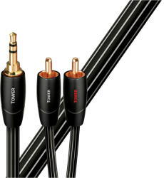 AudioQuest Cablu audio Jack 3.5mm - 2RCA AudioQuest Tower 1, 5m (TOWER01.5MR)