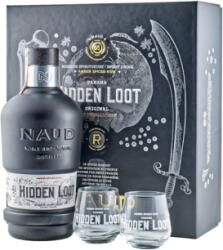  NAUD Hidden Loot Original + 2 pohárral 40% 0, 7L ajándékcsomagolás 2 pohárral
