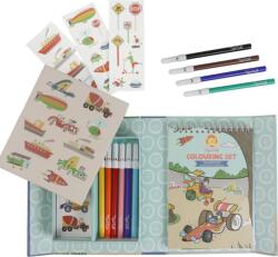 Tiger Tribe Set creativ cu carte de colorat Transport (PR00513220)