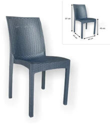 BIMAS BT2 DELI RATTAN SZÉK antracit (bt2)