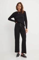 BOSS спортен панталон дамски от памук с еластан CI Pants (50520148) - answear - 87,82 лв