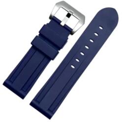  Curea tip Panerai albastră navy 24mm