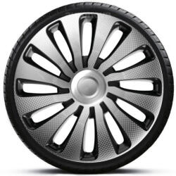 Jacky Capace decorative de 17 inch Sepang Carbon Silver-Black (set de 4 bucăți)