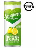 Szentkirályi egy csepp gyümölcs citrom ízű szén-dioxiddal enyhén dúsított ital 0, 25 L DRS