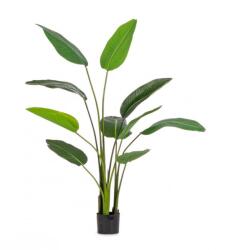 Bizzotto Planta artificiala in ghiveci verde 10 frunze 90x80x150 cm (0172961)