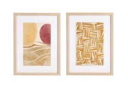 Bizzotto Set 2 tablouri Sherley 30x4x40 cm (x2) (0240755)