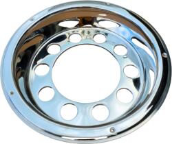 TruckKing Capac butuc pentru janta spate de 22, 5 , otel inoxidabil, montat cu inel, 10 gauri, PCD 335mm (1652112222)