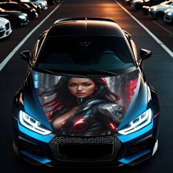 AVEX Folie Capota Auto "Hood Art" rezistenta la exterior, marime L (180 x 130cm) - Cod: AVX-CAPOTA-001L