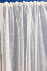 Látvány Textil Kft Dreher sable fehér Milena kész függöny 100x190cm bújtatós (00064)