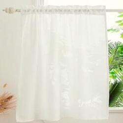 Látvány Textil Kft Egyszínű ecrü voila vitrage függöny 60x100cm (00306)