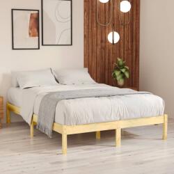 vidaXL Cadru de pat, 140x190 cm, lemn masiv de pin (809997) - comfy