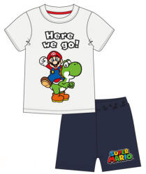 Fashion UK Super Mario gyerek rövid pizsama 10 év/140 cm NET10FKC49329B (NET10FKC49329B)