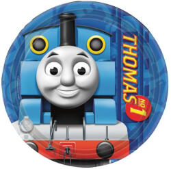 Amscan Thomas and Friends Papírtányér 8 db-os 18 cm DPA552157 (DPA552157)