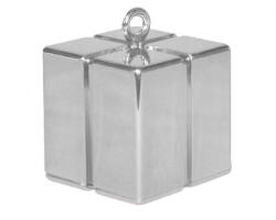 Godan Silver, Ezüst ajándékdoboz formájú léggömb, lufi súly MLG177916 (MLG177916)