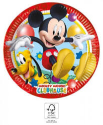 Procos Disney Playful Mickey papírtányér 8 db-os 19, 5 cm FSC NETPNN93490 (NETPNN93490)
