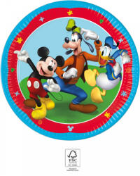 Procos Disney Mickey Rock the House papírtányér 8 db-os 23 cm FSC PNN93822 (PNN93822)