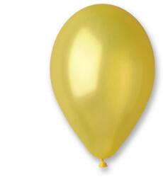 Godan Metal Yellow, Sárga léggömb, lufi 100 db-os 10 inch (26 cm) MLG093018 (MLG093018)