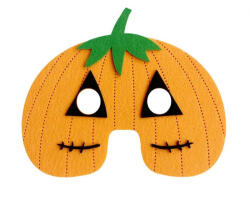 GoDan Pumpkin, Tök filc maszk 19 cm MLG167450 (MLG167450)