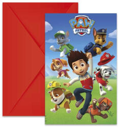 Procos Paw Patrol-Ready For Action, Mancs Őrjárat Party Meghívó 6 db-os PNN89441 (PNN89441)
