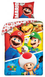 Halantex Super Mario ágyneműhuzat 140×200cm, 70×90 cm HAX606023 (HAX606023)
