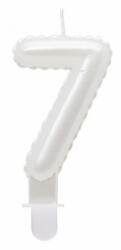 Godan Pearly White, Fehér számgyertya, tortagyertya 7-es MLG174328 (MLG174328)