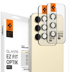 Spigen Glass tR EZ Fit Optik Pro 2 Pack, yellow - Samsung Galaxy S24 (AGL07444) - vexio