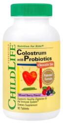ChildLife Secom Colostrum plus Probiotics, 90 tablete masticabile