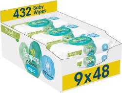 Pampers Servetele umede Harmonie Aqua, 9 pachete x 48 bucati, Pampers