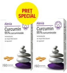 Alevia Pachet Curcumin, 60+60 comprimate, Alevia
