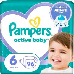 Pampers Scutece Active Baby, marimea 6, 13 -18 kg, 96 bucati, Pampers